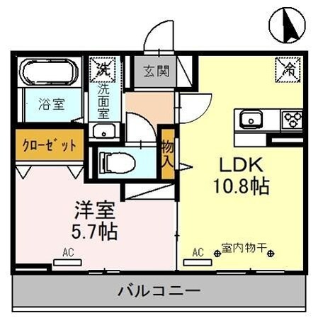 オペラハウス飯塚の物件間取画像